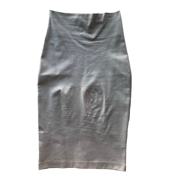 Windsor Bodycon Pencil Skirt Beige Tan Brown Size Small Pull On Stretch Office - Picture 2 of 4